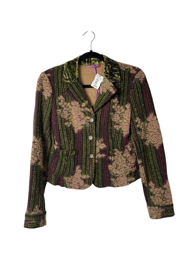 ETRO RUNWAY FALL 2004 WOOL TWEED JACKET