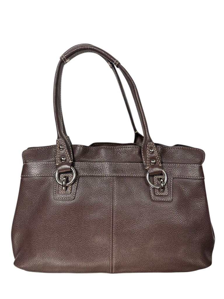 COACH PEBBLE LEATHER SHOULDER BAG