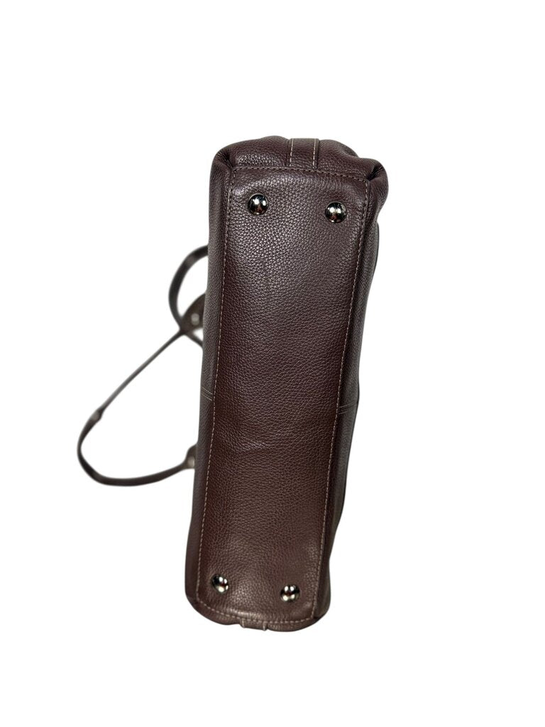 COACH PEBBLE LEATHER SHOULDER BAG