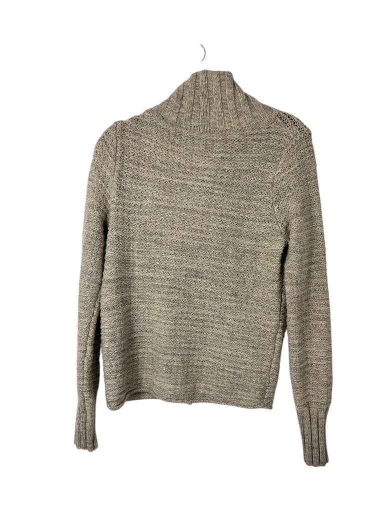 ATHLETA 100% MERINO WOOL ZIP SWEATER