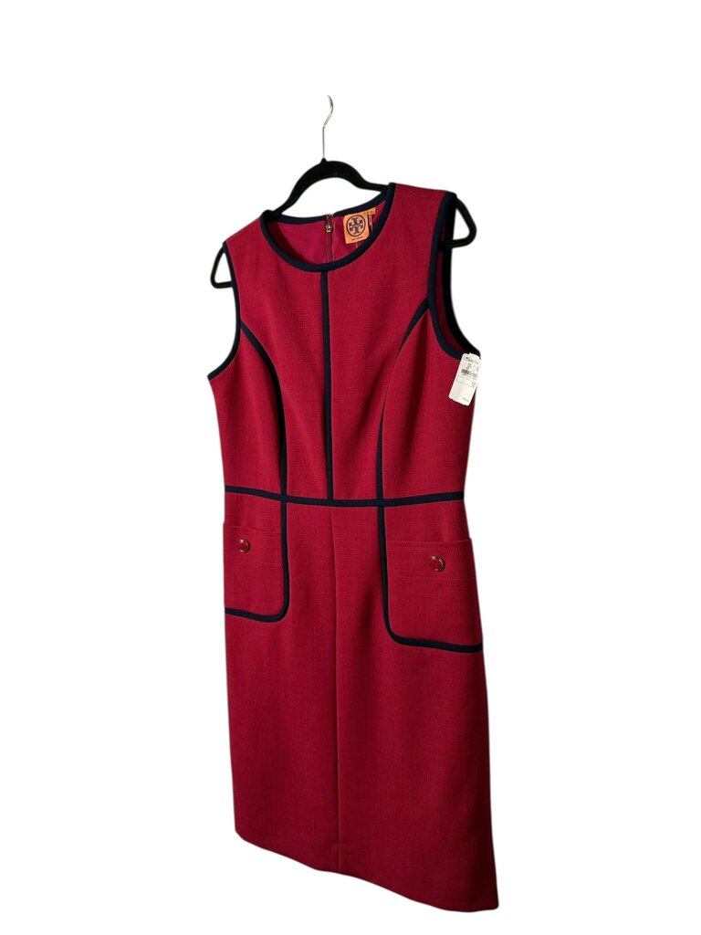 TORY BURCH PIPPED SHEATH DRESS