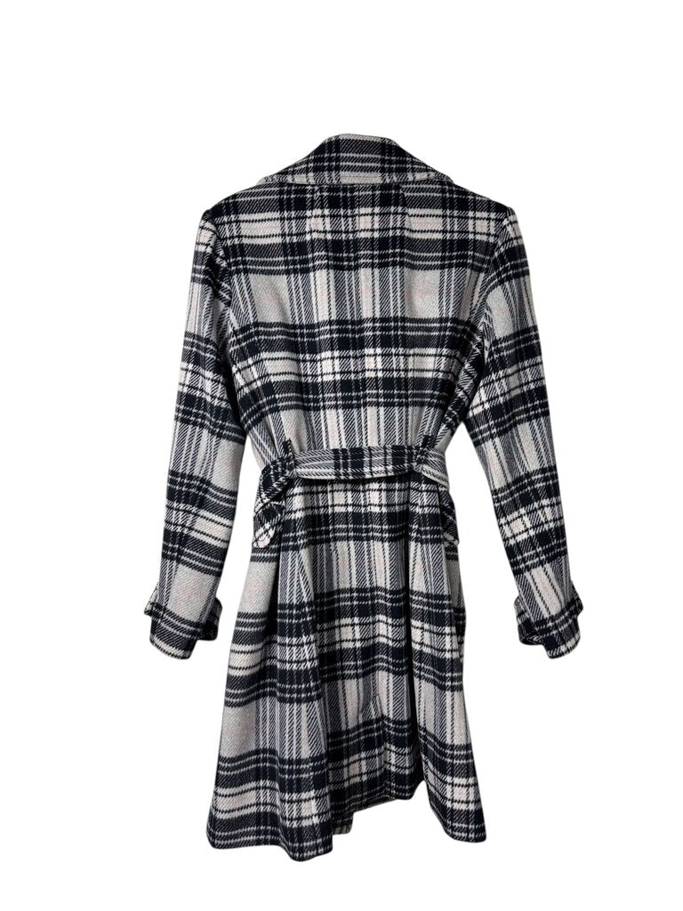 KATE SPADE PLAID TRENCH COAT