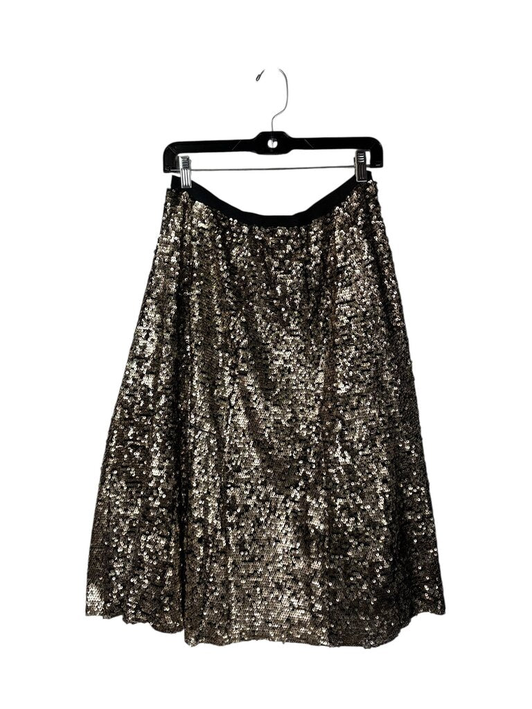 MAEVE SEQUIN MIDI SKIRT