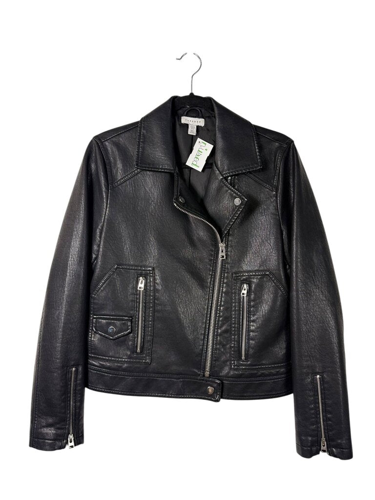 TOPSHOP VEGAN LEATHER MOTO JACKET