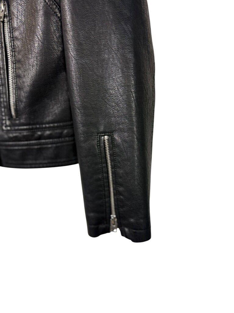 TOPSHOP VEGAN LEATHER MOTO JACKET