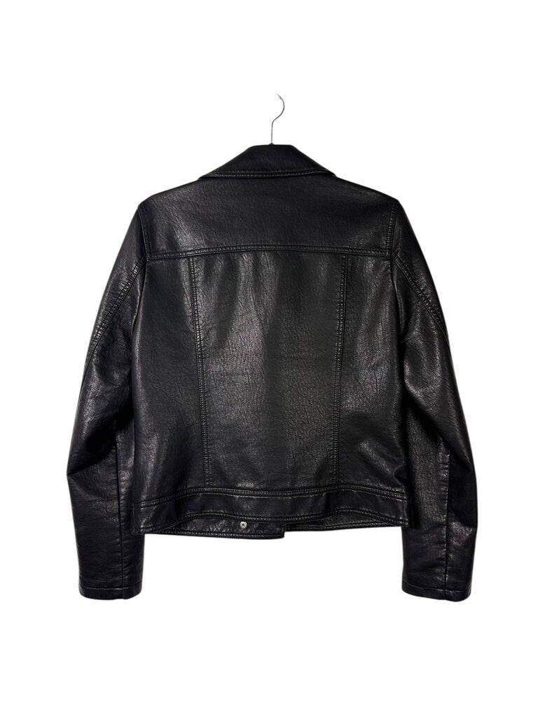 TOPSHOP VEGAN LEATHER MOTO JACKET