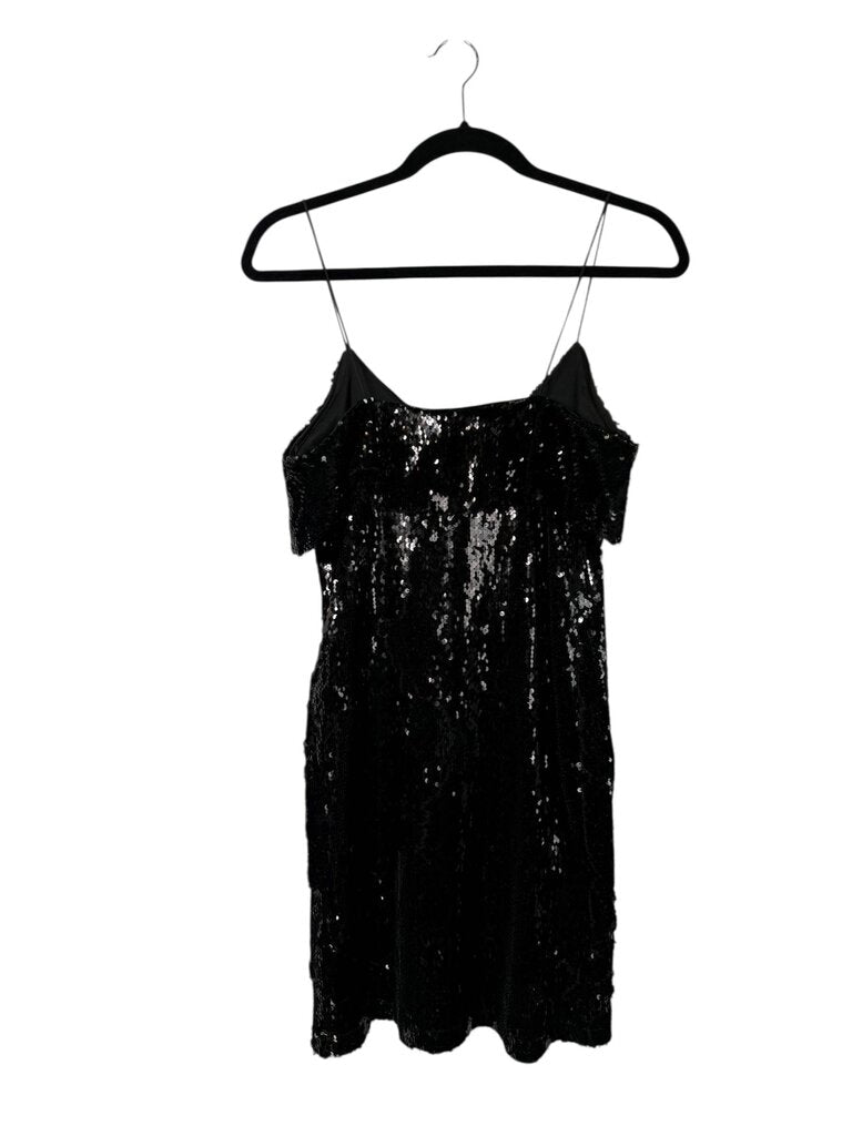 ZARA SEQUIN SPAGHETTI STRAP DRESS