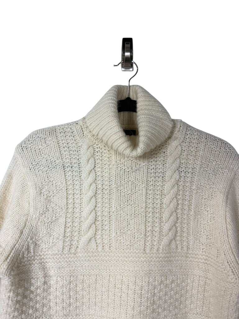J. CREW WOOL BLEND TURTLENECK SWEATER