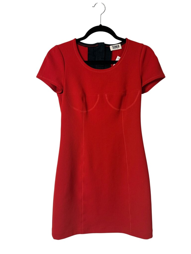 SONIA RYKEIL FITTED SHEATH DRESS