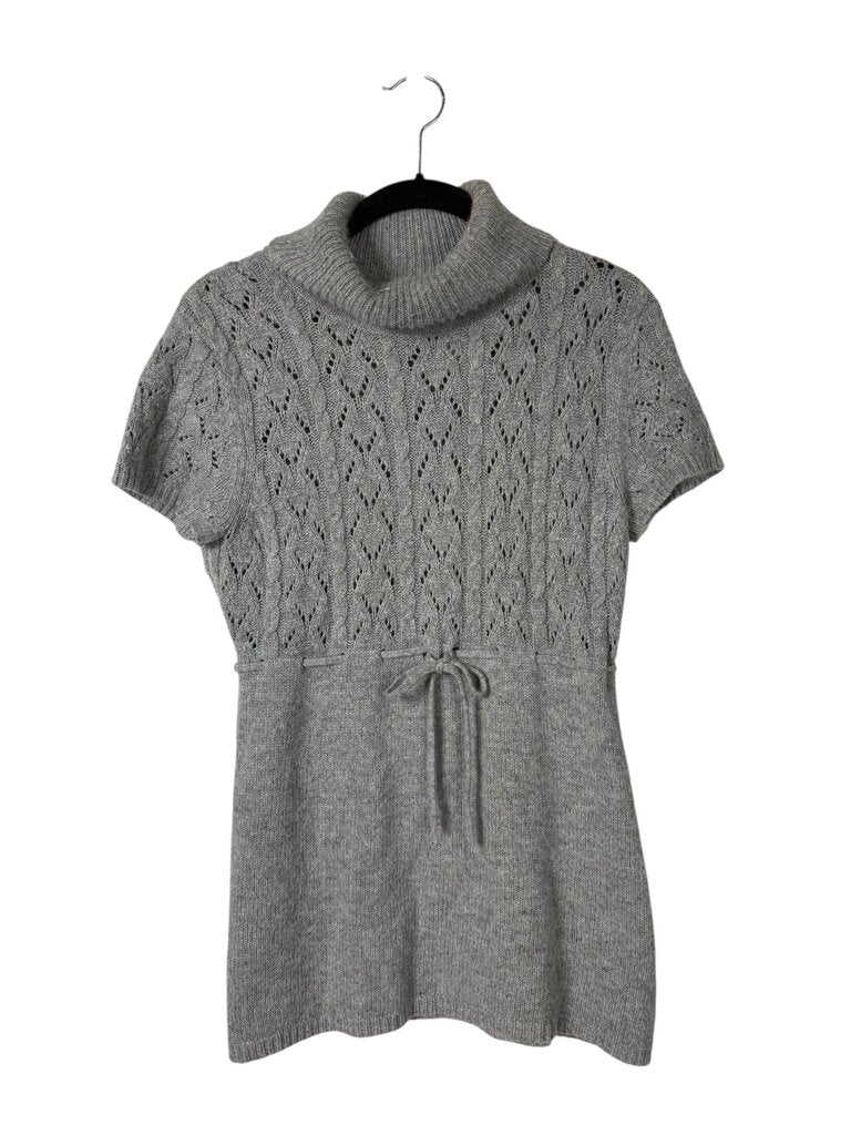 NO LABEL SHORT SLEEVE TIE SWEATER
