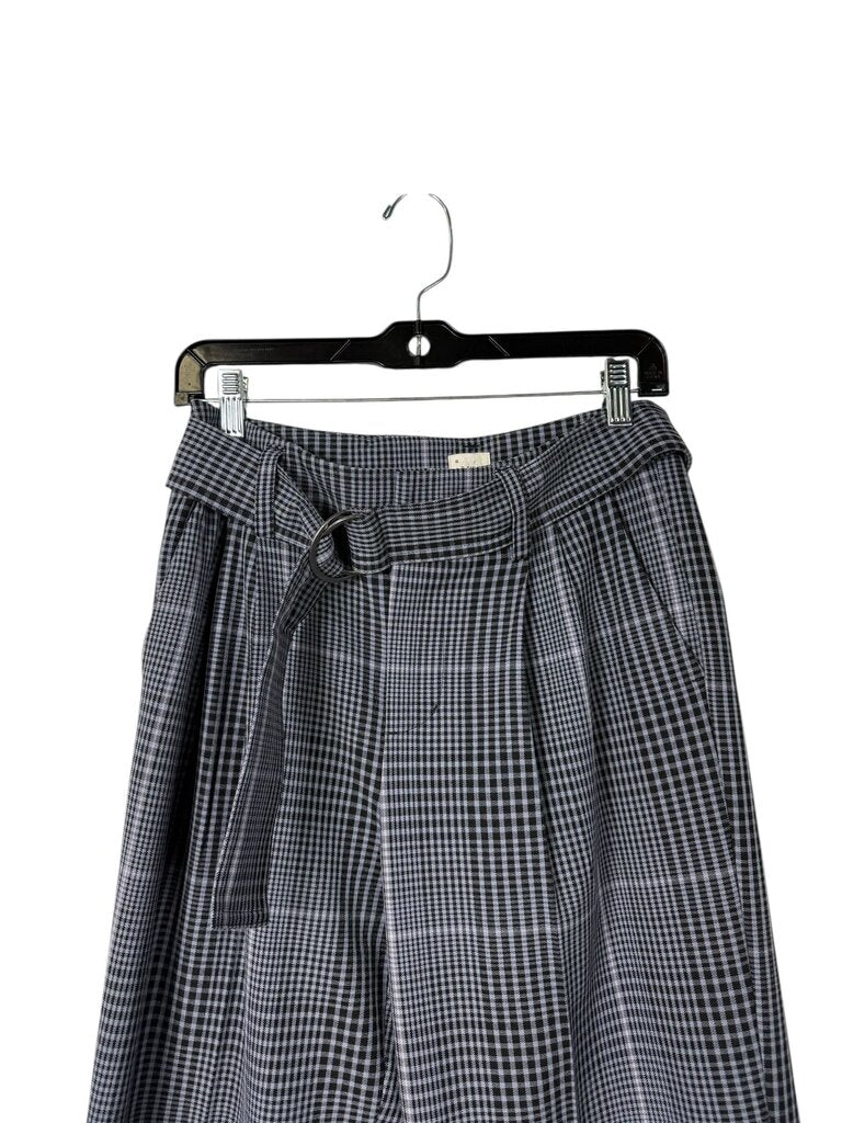 A NEW DAY PLAID TAPERED LEG TROUSER