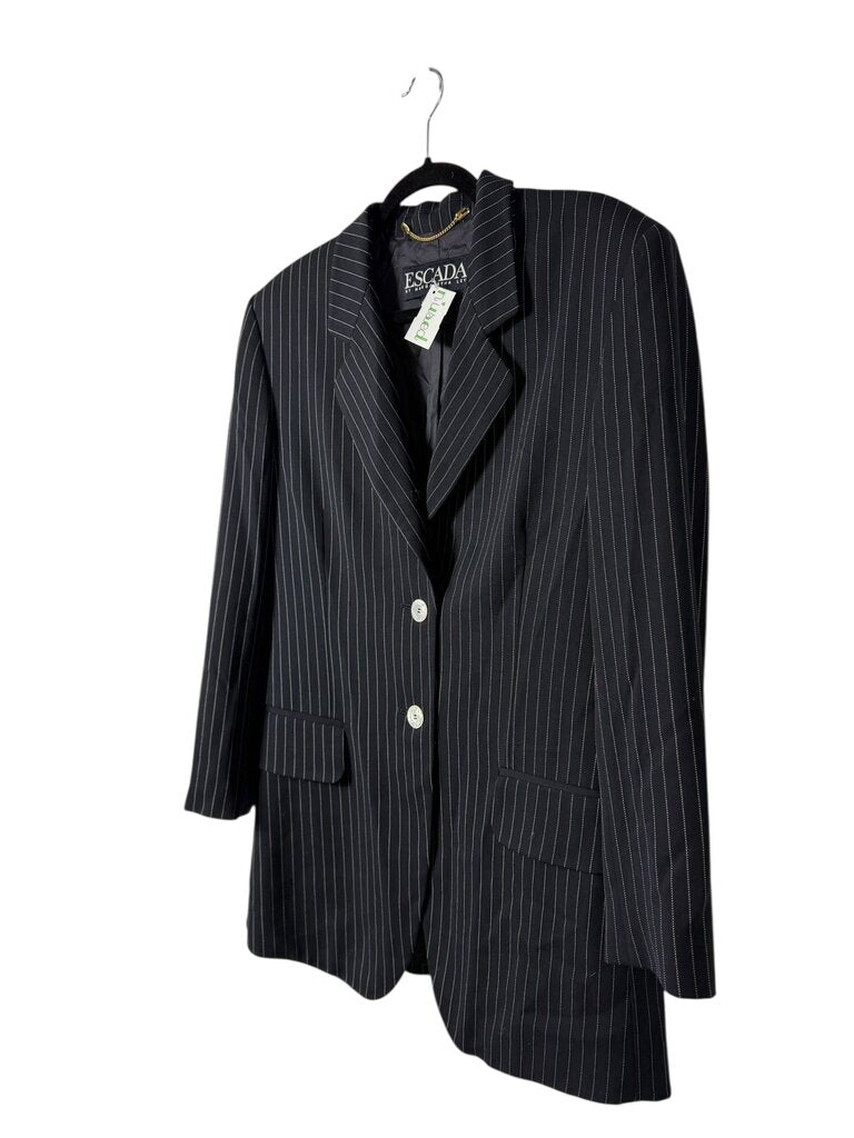ESCADA LINED PINSTRIPE BLAZER