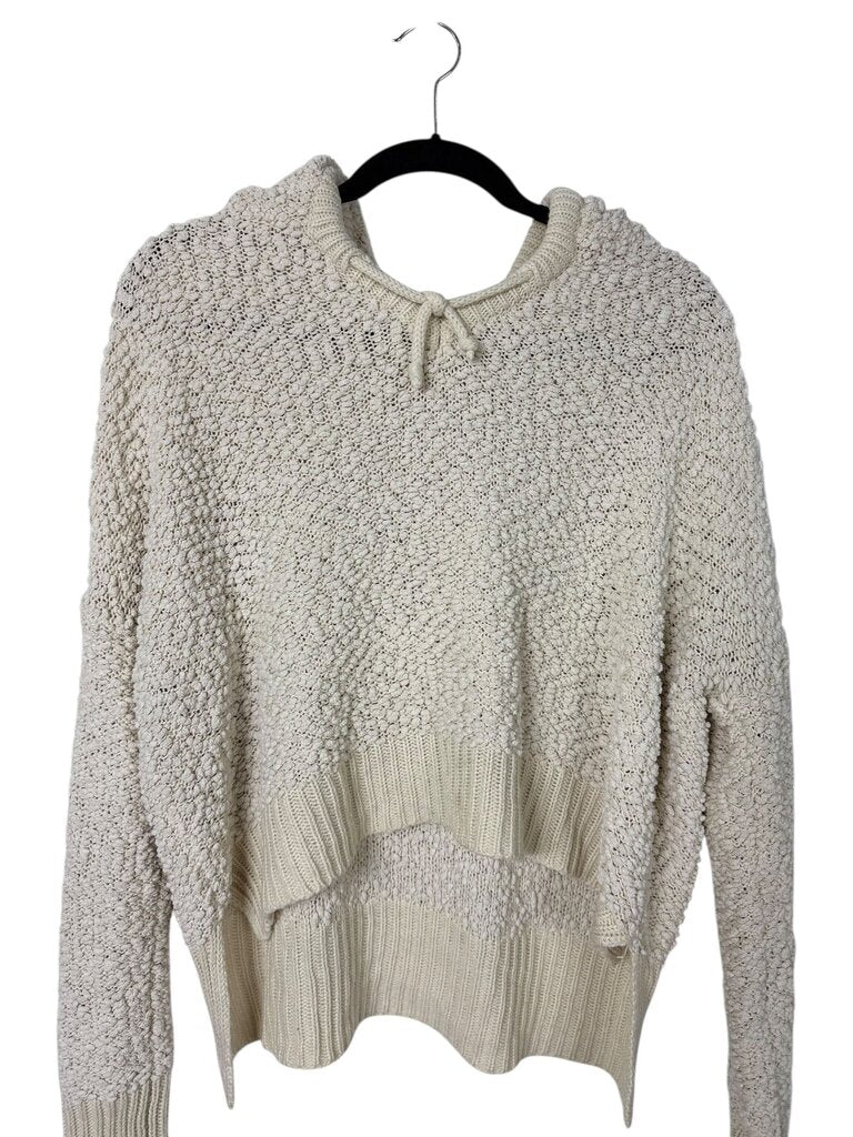 POLS CROPPED HOODED SWEATER