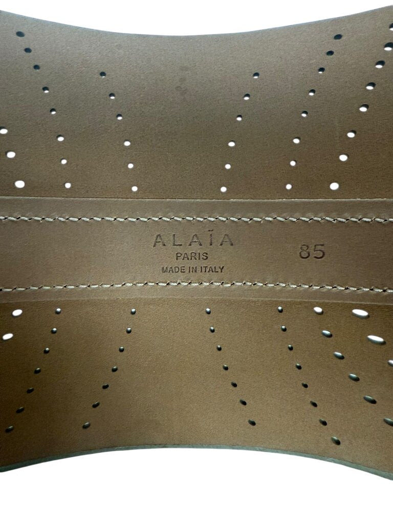 AUTHENTIC AZZENDINE ALAIA LASER-CUT BUSTIER BELT