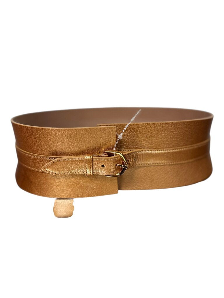 AZZENDINE ALAIA BUCKLE FASTENED NEO BUSTIER BELT