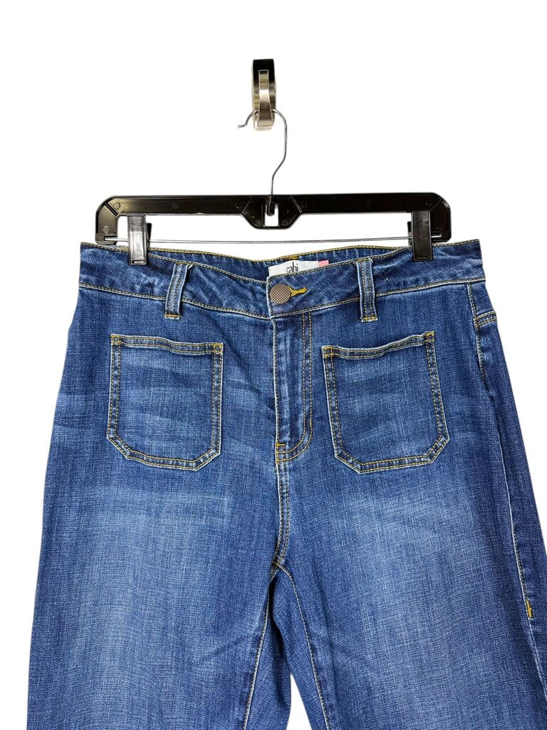 CABI PATCH POCKET WIDE LEG JEAN