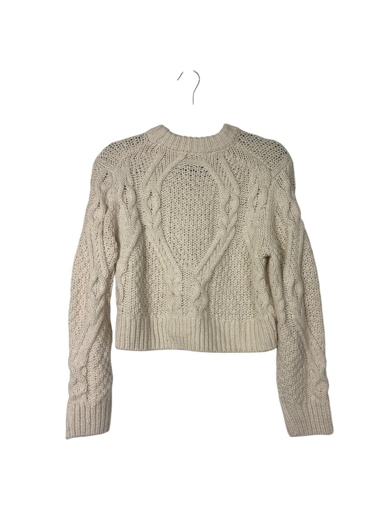 FRENCH CONNECTION CROPPED KNIT SWEATER