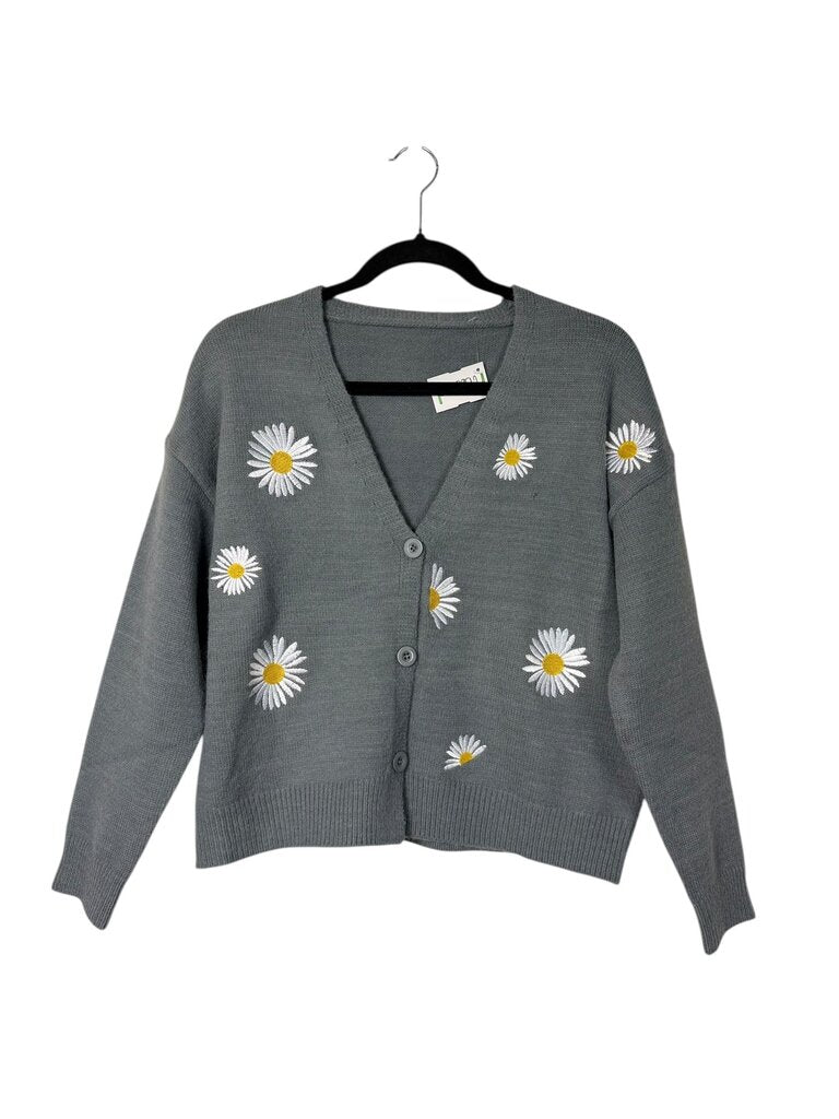 DAISY BUTTON FRONT KNIT CARDIGAN