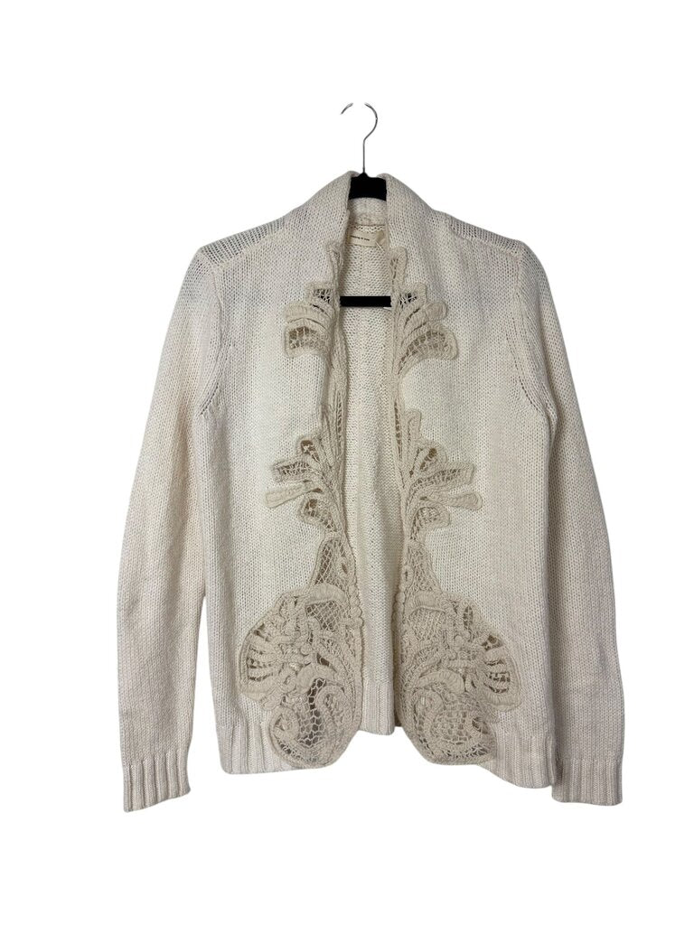 SLEEPING ON SNOW CROCHET OPEN KNIT CARDIGAN