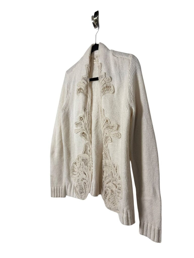 SLEEPING ON SNOW CROCHET OPEN KNIT CARDIGAN