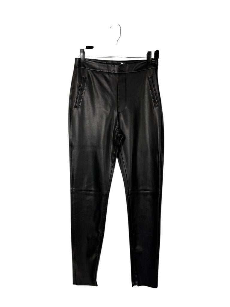 ZARA FAUX LEATHER LEGGINGS