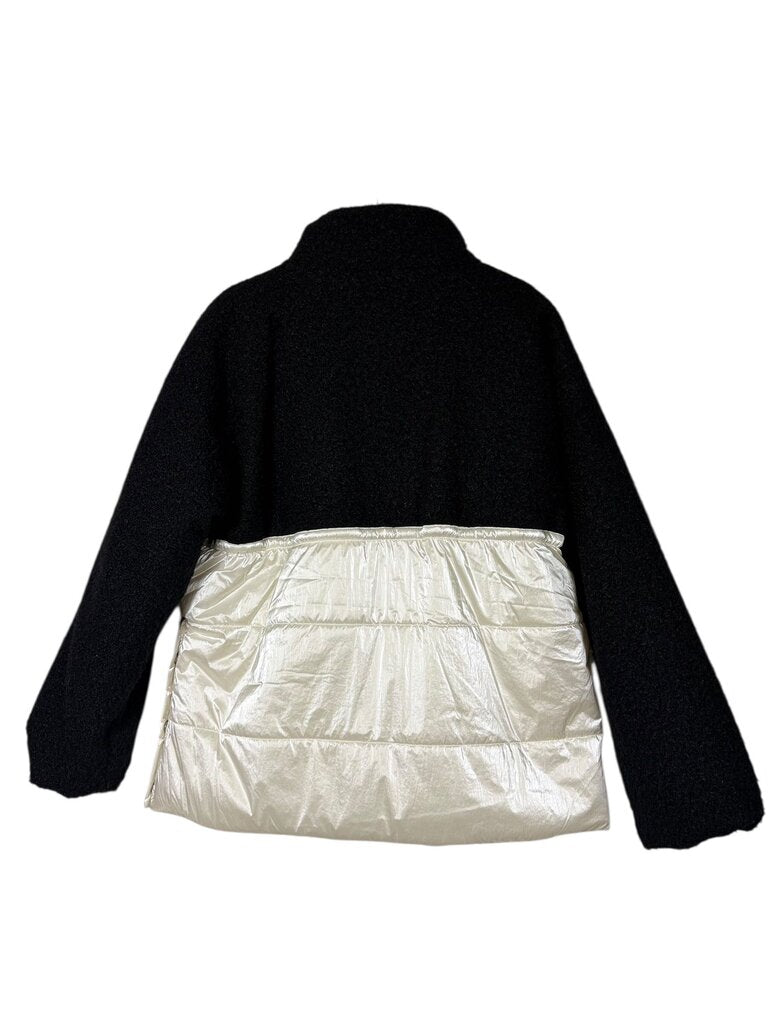 MAEVETWO TONE TEDDY/PUFFER JACKET