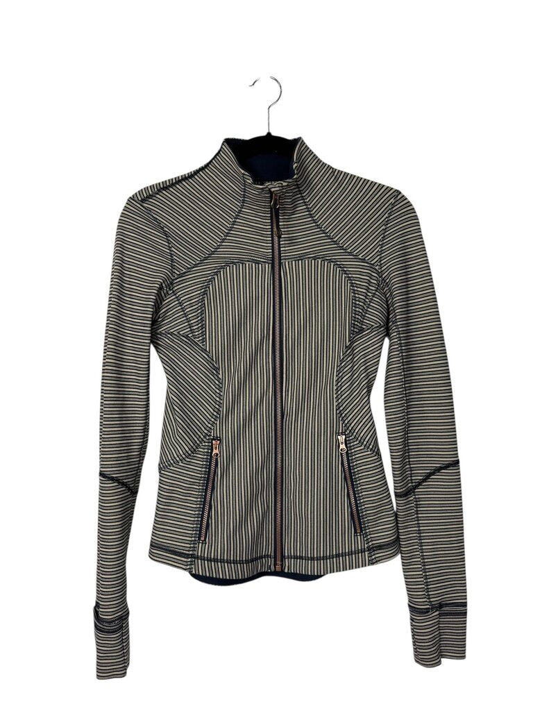 LULULEMON STRIPED ZIP UP JACKET
