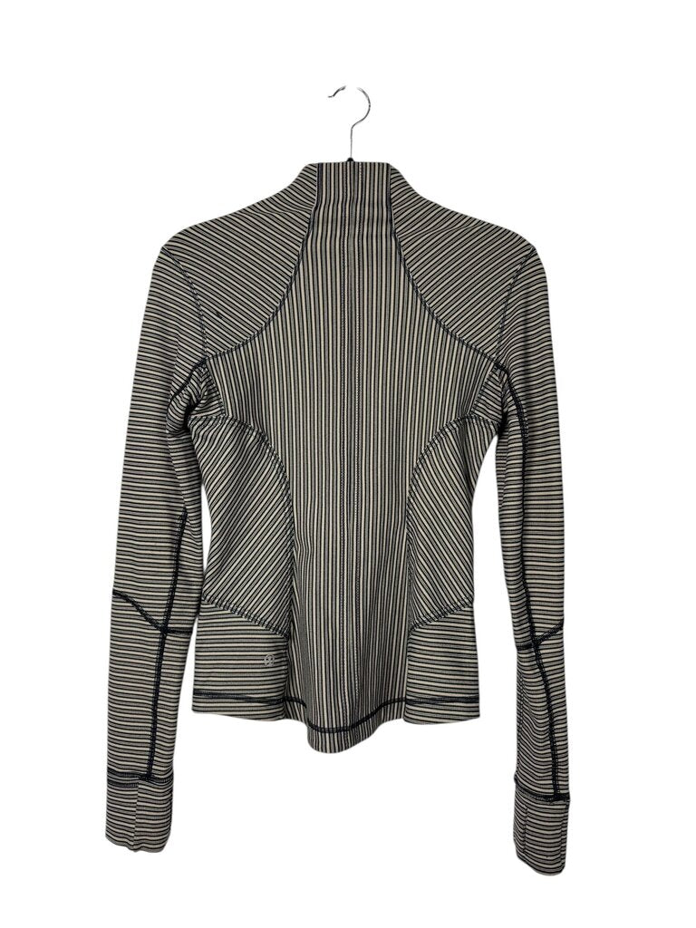 LULULEMON STRIPED ZIP UP JACKET