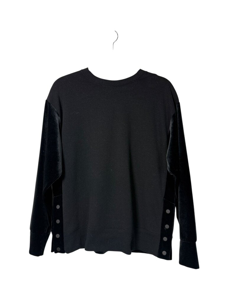 ATHLETA VELVET INSETS SWEATER