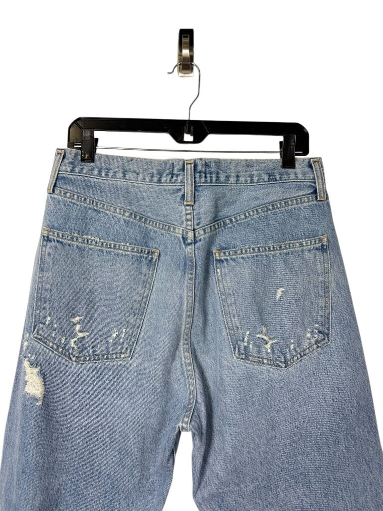 AGOLDE HIGH RISE DISTRESSED JEAN