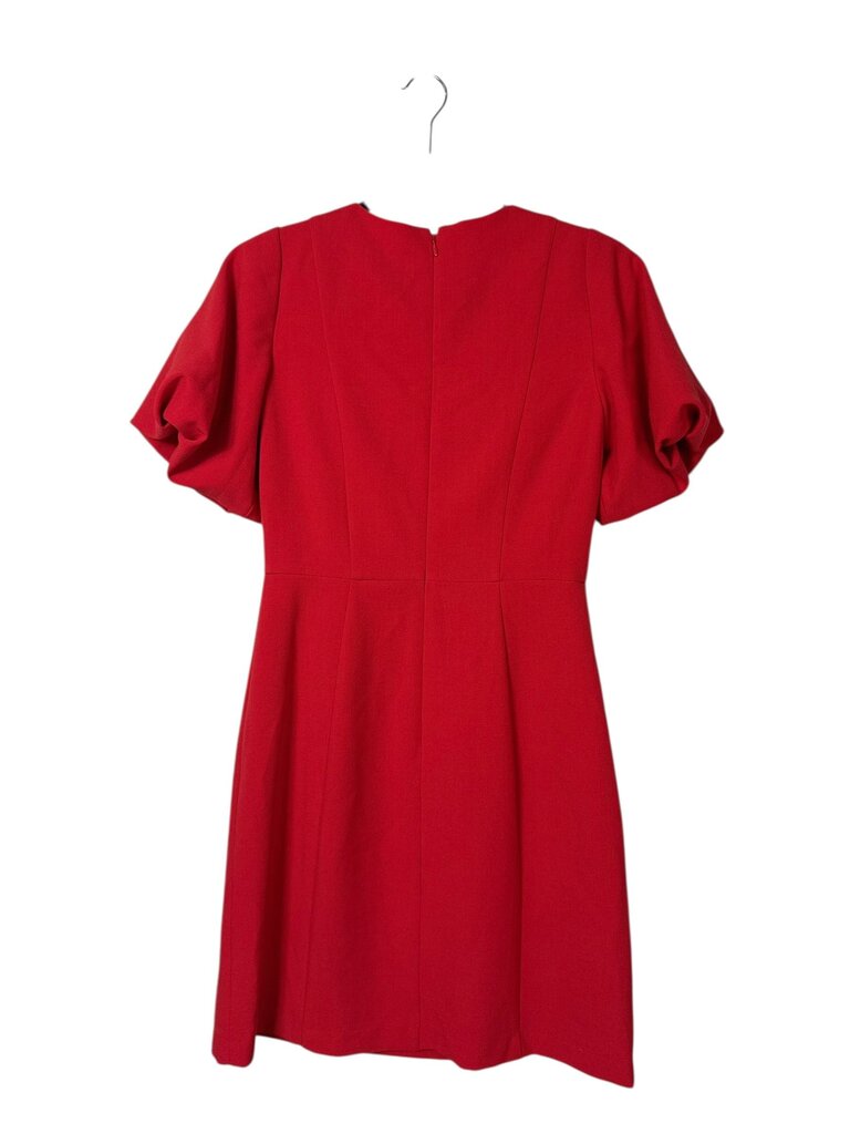 ELIZA J SHORT PUFF SLEEVE SHEATH DRESS