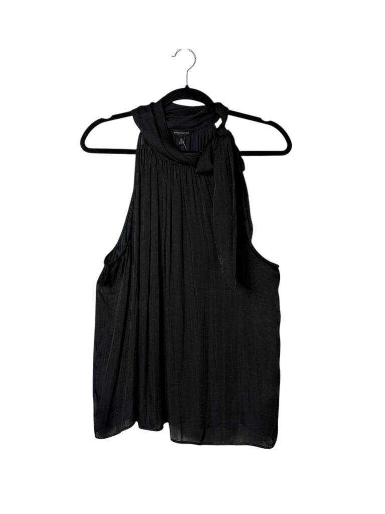 BANANA REPUBLIC TIE NECK SLEEVELESS BLOUSE