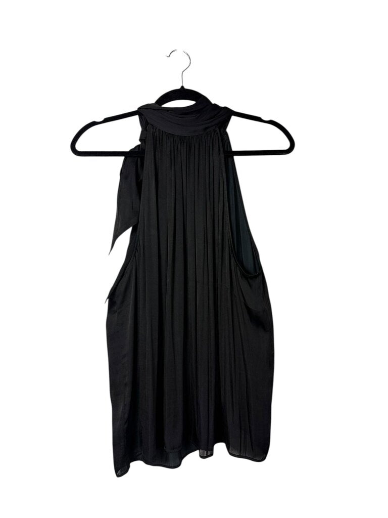 BANANA REPUBLIC TIE NECK SLEEVELESS BLOUSE
