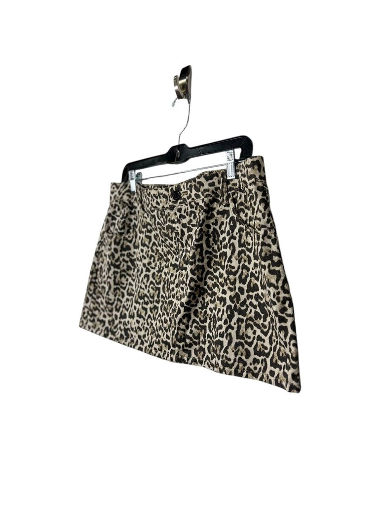 SINCERELY JULES ANIMAL PRINT MINI SKIRT
