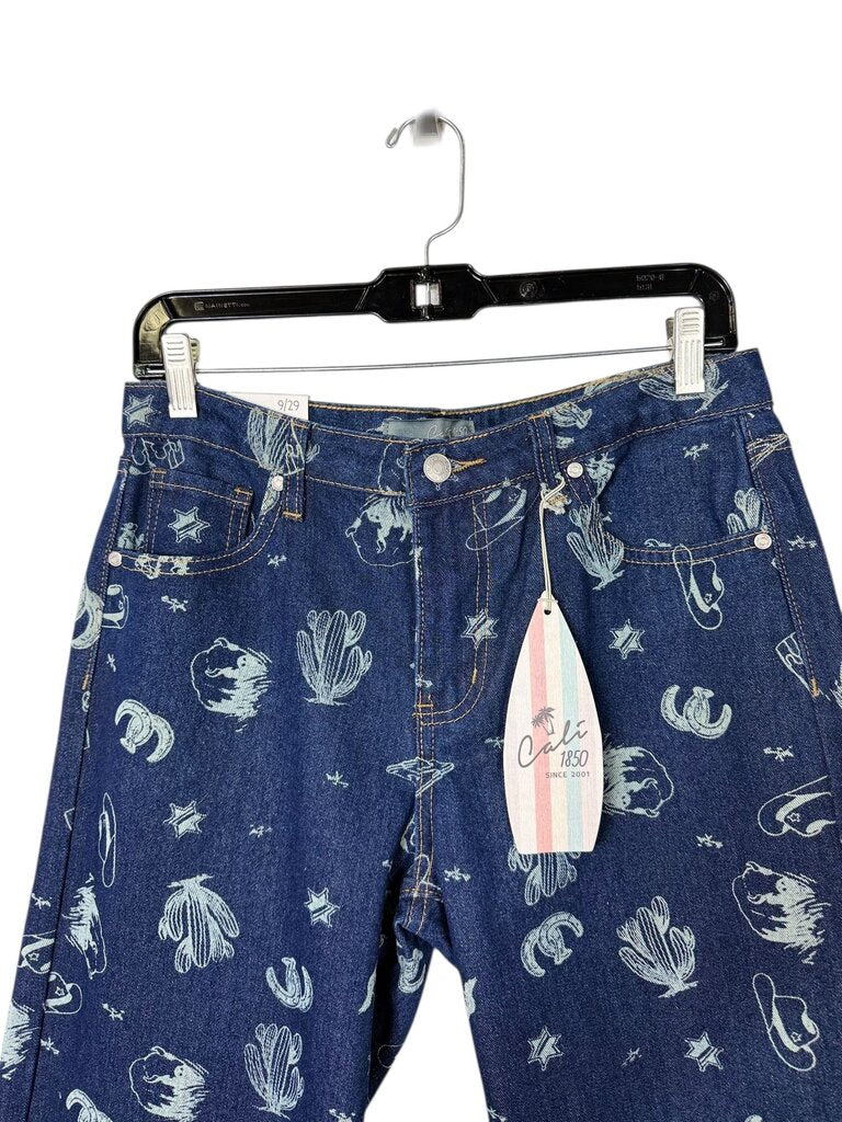 CALI 1850 WESTERN PATTERN JEANS