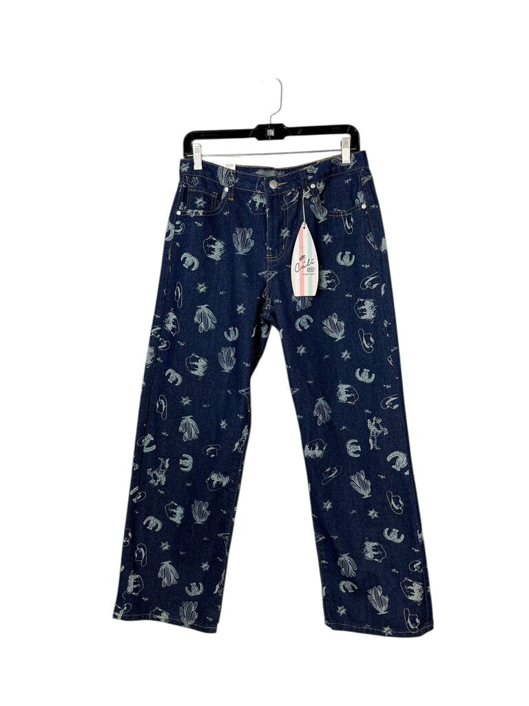 CALI 1850 WESTERN PATTERN JEANS
