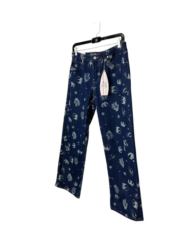 CALI 1850 WESTERN PATTERN JEANS