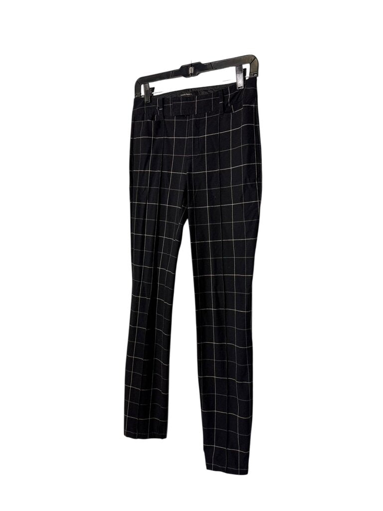 NANETTE LEPORE WINDOW PLAID TROUSERS