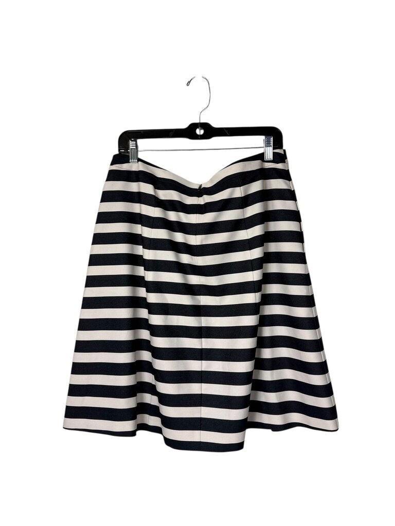 BOSS STRIPED MIDI SKIRT