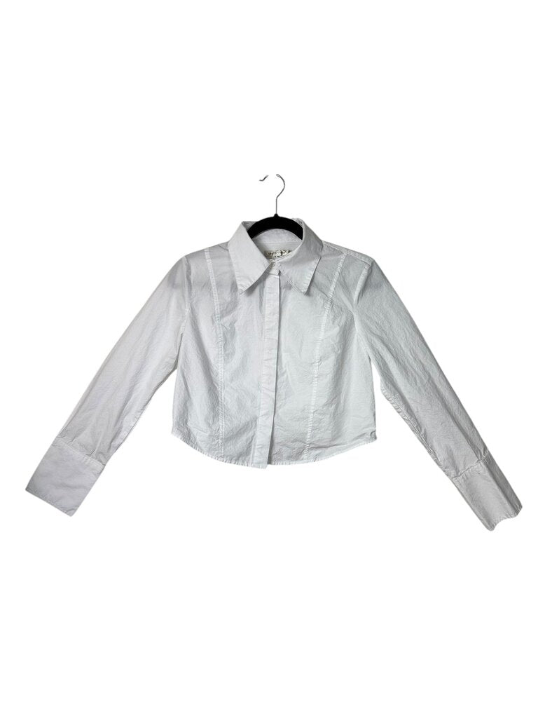 BANANA REPUBLIC CROPPED BUTTON DOWN
