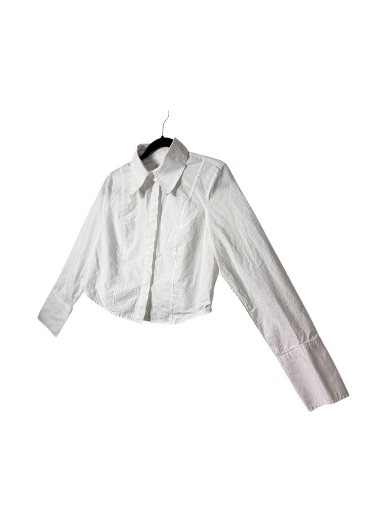 BANANA REPUBLIC CROPPED BUTTON DOWN