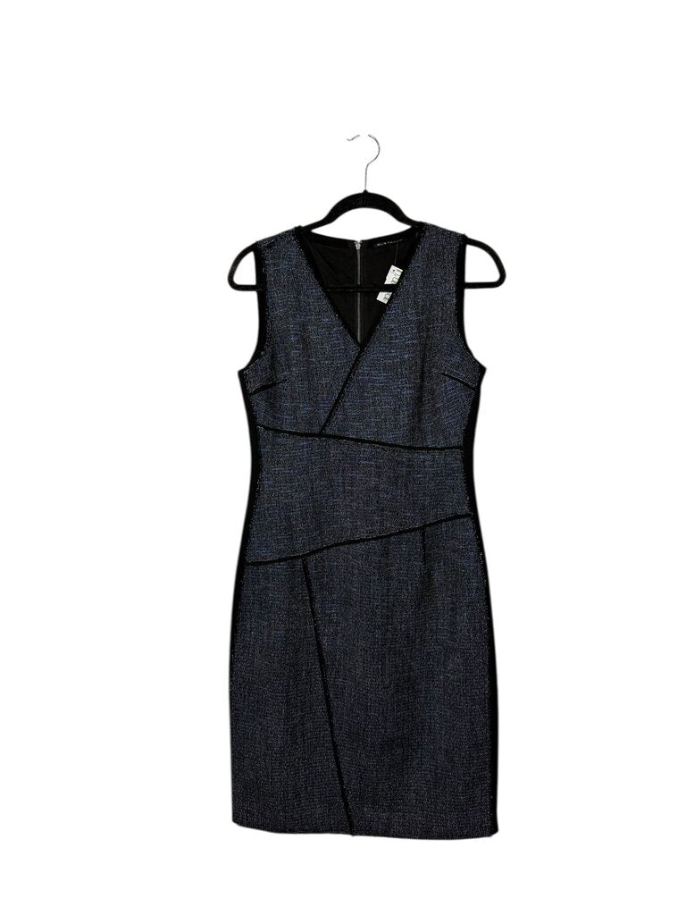 ELIE TAHARI SLEEVELESS WOOL DRESS