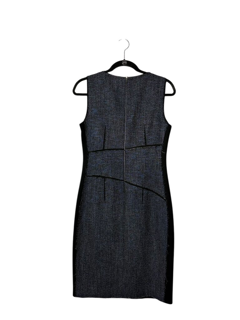 ELIE TAHARI SLEEVELESS WOOL DRESS