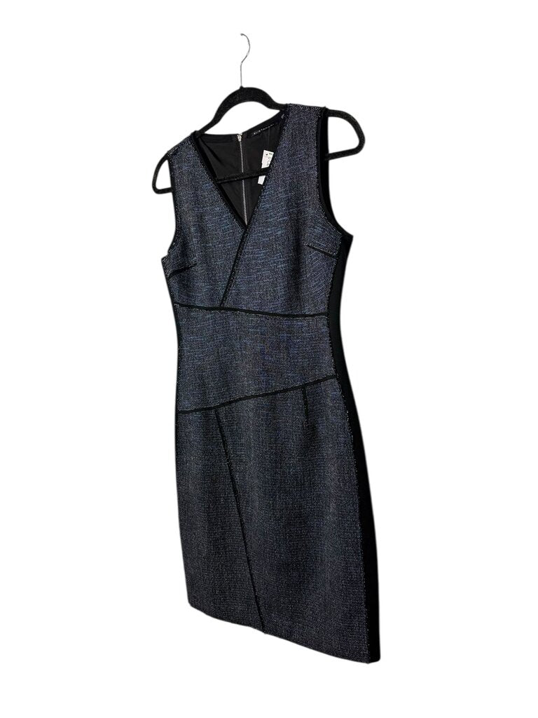ELIE TAHARI SLEEVELESS WOOL DRESS
