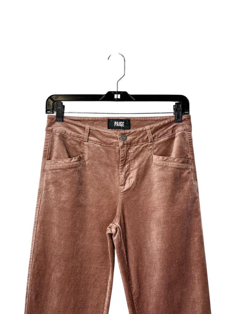 PAIGE CRUSHED VELVET JEANS