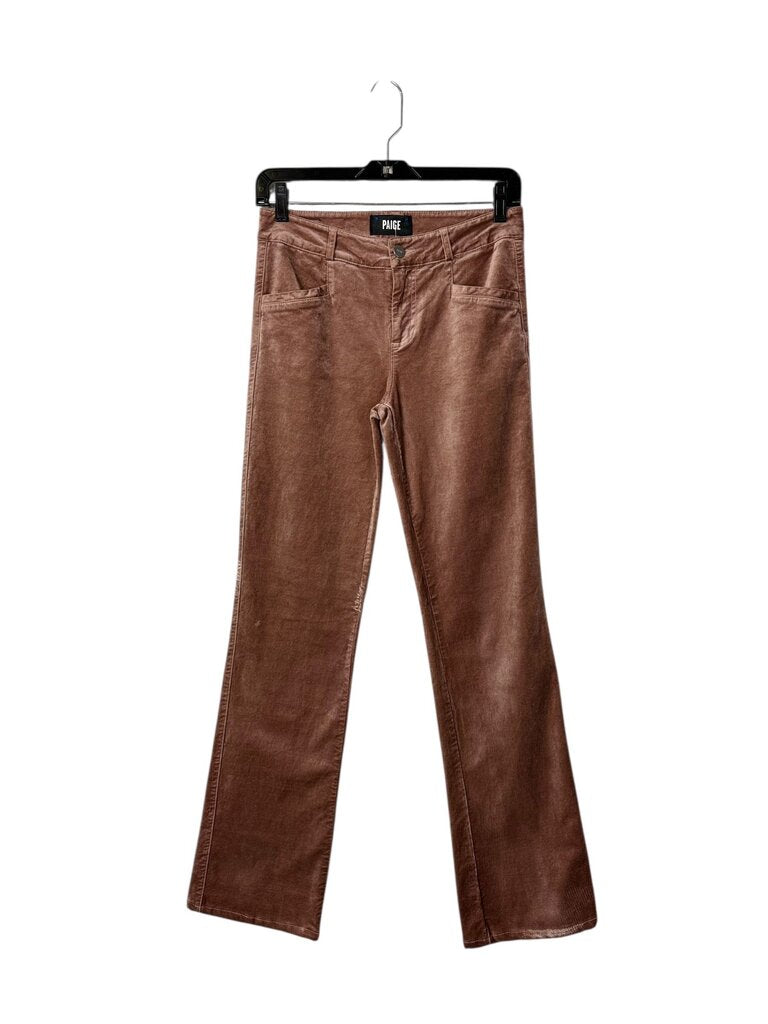 PAIGE CRUSHED VELVET JEANS