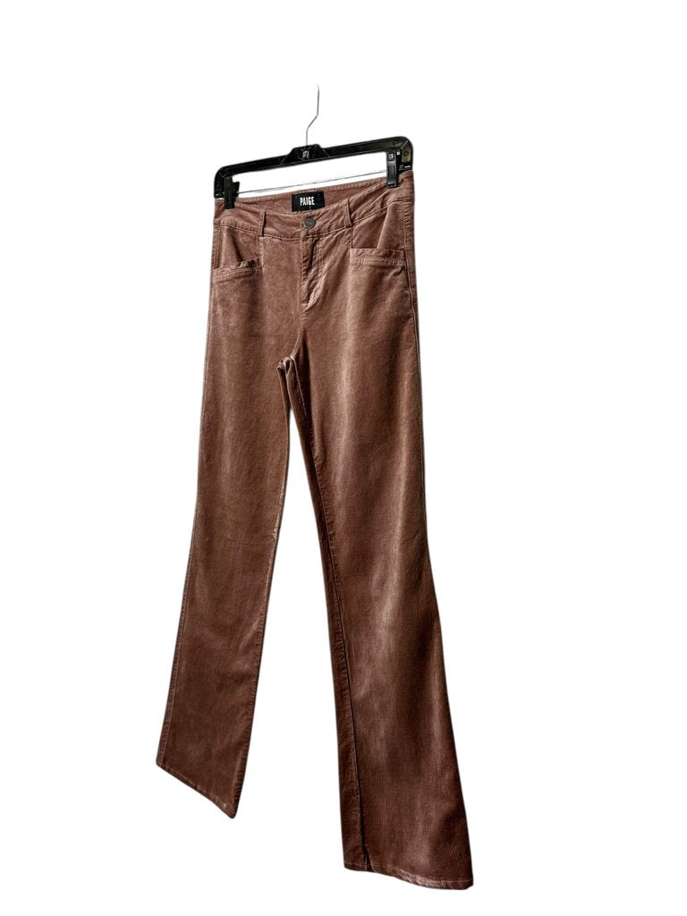 PAIGE CRUSHED VELVET JEANS