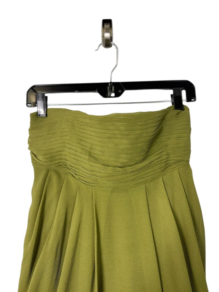 ALICE & OLIVIA CHIFFON STRAPLESS DRESS