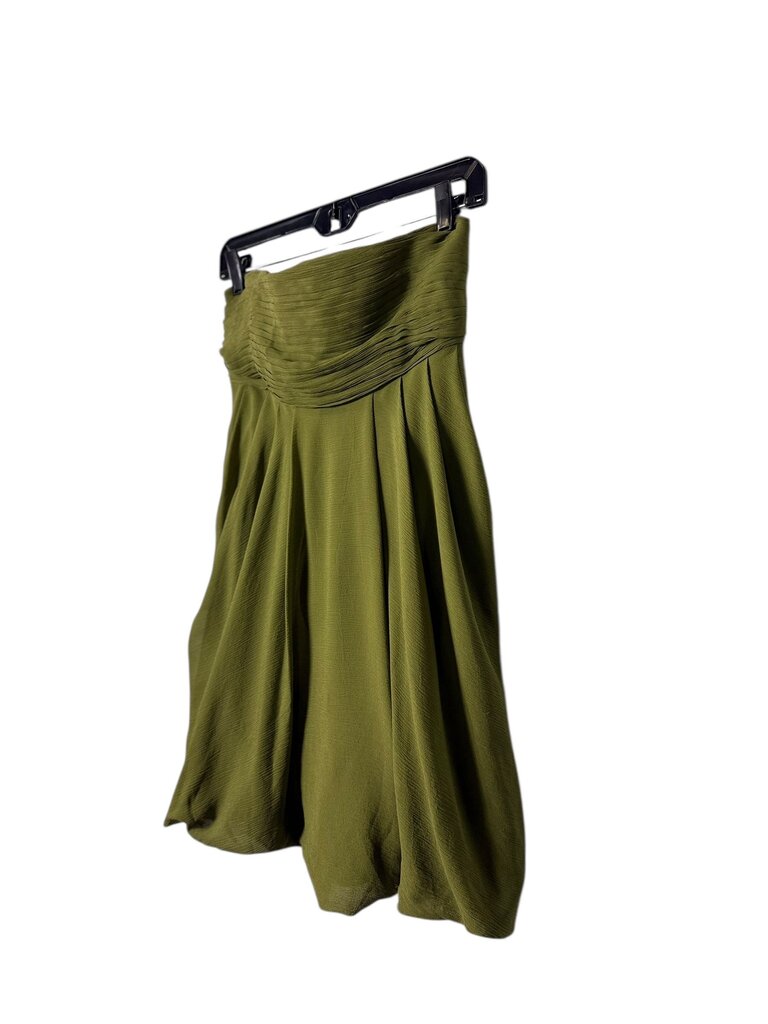 ALICE & OLIVIA CHIFFON STRAPLESS DRESS