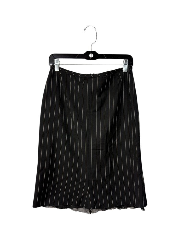 ST.EMILE PINSTRIPE LINED PENCIL SKIRT